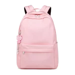 Wholesale Blank High Quality Back to School Student Leisure Backpack Bookbags Pink School Bags Backpacks For Girls