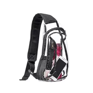 Wholesale Custom Clear Sling Bags - Stadium-Approved Chest Backpacks for Hiking, Concerts & Events