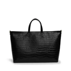 Horizontal Leather Work Bag