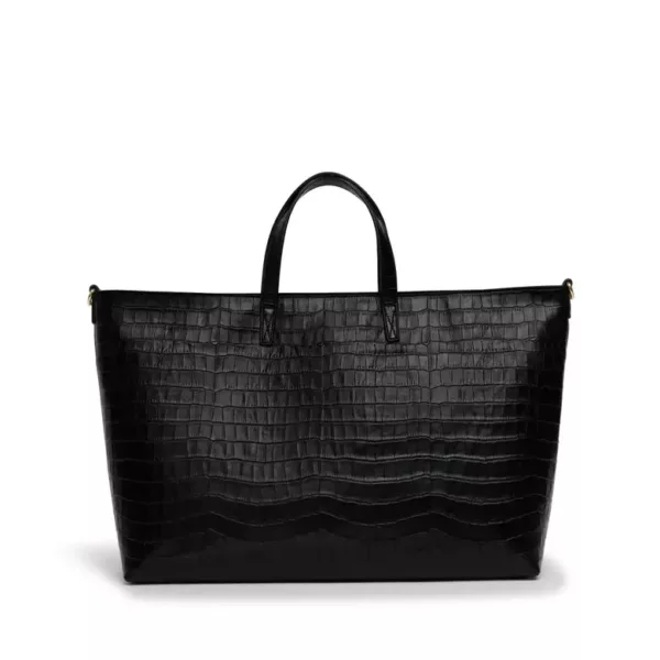 Horizontal Leather Work Bag