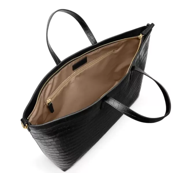 Horizontal Leather Work Bag