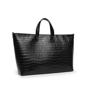 Horizontal Leather Work Bag