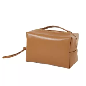 Gold Zipper Cosmetic Bag
