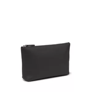 Smooth Waterproof Leather Accessory Pouch