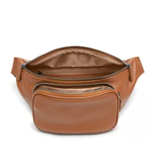 Saddle Horizon Leather Fanny Pack-Brown