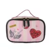 Silver Quilt Reusable Pattern Travel Cosmetic Bag