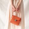 orange handbag