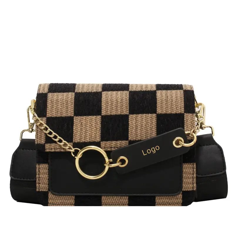 Wholesale Custom Women’s Vintage Chain Satchel Small Crossbody Bag